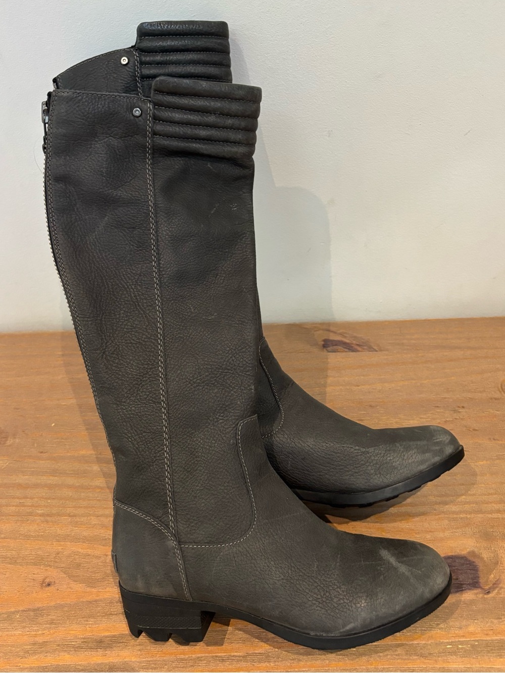 Sorel Women's Danica moto style waterproof Tall Boots 7.5 $300